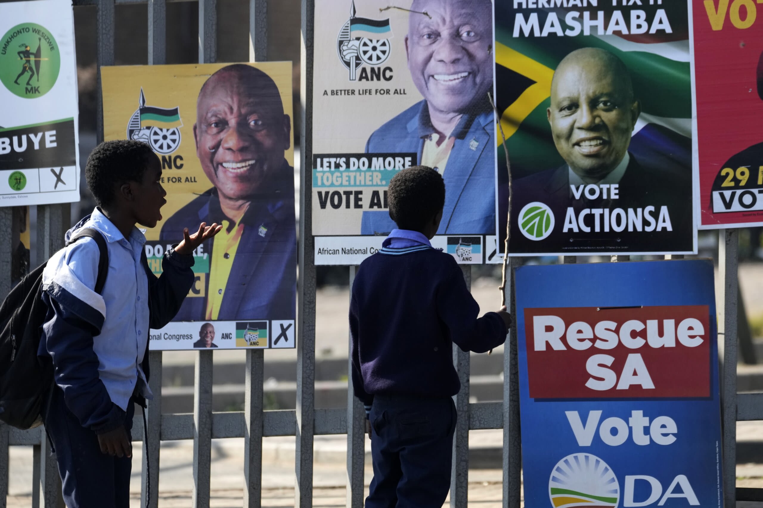 South Africans are voting in an election that could send their young democracy into the unknown - WTOP News