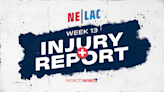 Patriots Week 13 injury report: Offense takes big blow on Wednesday
