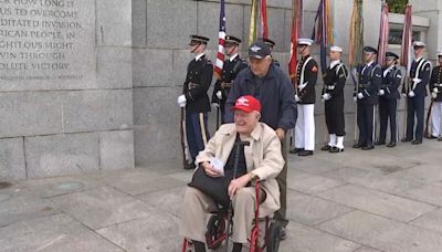 Southern Nevada veterans surprised by constant praise during Honor Flight trip to Washington D.C.