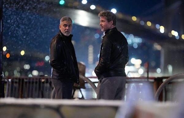 Brad Pitt and George Clooney Are Together Again (and Working Each Other's Nerves) in the Wolfs Trailer Tease