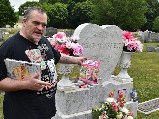 Graveside in the Slate Belt, New Jersey man still honors Jayne Mansfield’s life