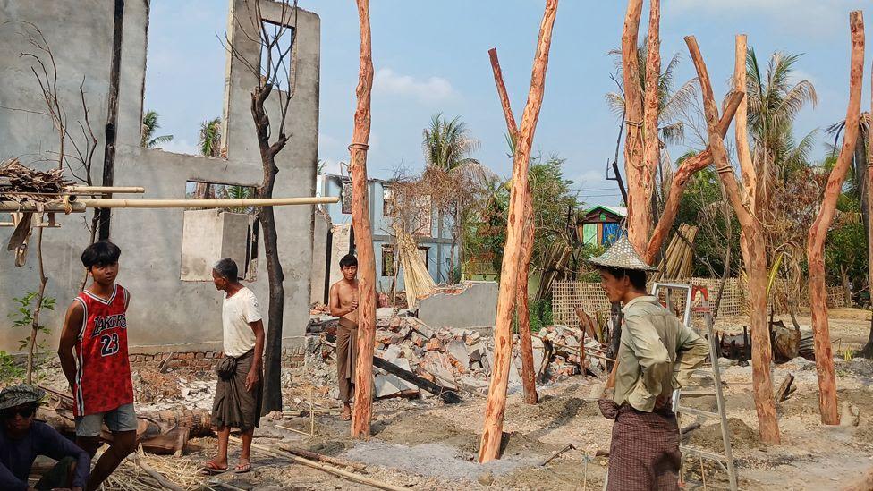 Myanmar soldiers cut off tattoos and gave detainees urine to drink, witnesses tell BBC