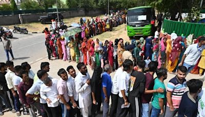 Chandigarh voters brave heat, record 52% turnout till 3pm