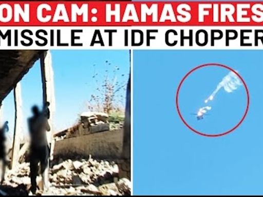 On Cam: Hamas Fires Missile At Israeli Military Chopper - Watch What Happened Next | Gaza War