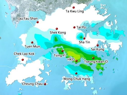 Observatory issues Amber Rainstorm Warning - RTHK