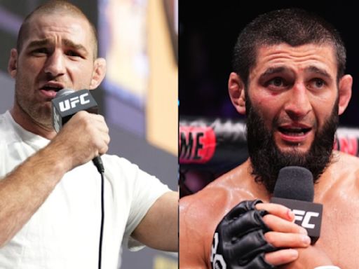 Khamzat Chimaev opens up on sparring session with Sean Strickland: "Choking him and beating him up" | BJPenn.com