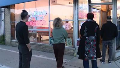 Dutch Girl Donuts reopens as crowds line up outside iconic Detroit bakery