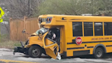 Students suffer 'minor injuries' when Lakeland school bus hit by SUV in Yorktown: police