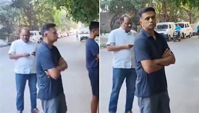 Rahul Dravid standing in queue to vote in Bengaluru is ‘simplicity at its peak’. Watch