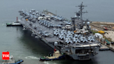 US aircraft carrier arrives in South Korea for military drills - Times of India