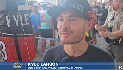 Kyle Larson returns to the Knoxville nationals