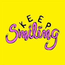 Illustration of keep smiling phrase vector - Download Free Vectors ...