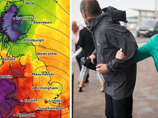 UK weather warning as 100kmph storm to hit in within hours