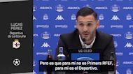 Lucas Pérez vuelve a casa: "Para mí no es Primera RFEF, es el Deportivo"