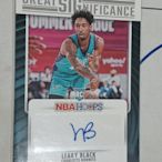 Leaky Black 2023-24 Panini Hoops 漂亮明星簽名卡 Auto