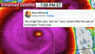 A Scientist's Ashes Were Dropped In The Eye Of Hurricane Milton, And It's Being Called The Most Metal Thing Ever