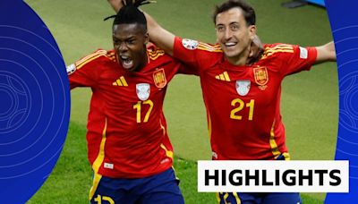 England vs Spain highlights: Mikel Oyarzabal's late goal wins Euro 2024
