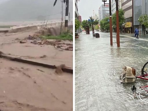 Fuertes lluvias dejan un saldo de cinco desaparecidos en Japón