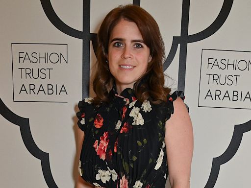 Princess Eugenie stuns in floral dress as she attends the FTA dinner