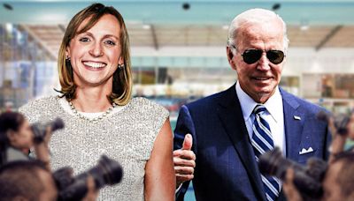 Katie Ledecky's special message for Joe Biden after Medal of Freedom honor