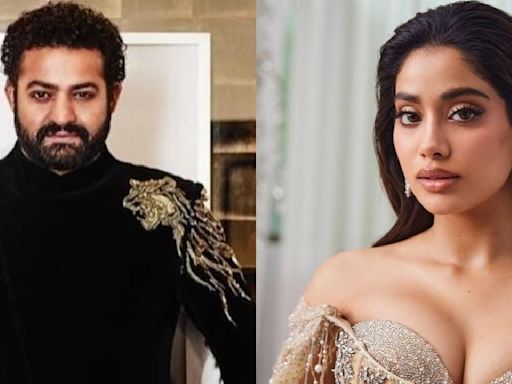 Janhvi Kapoor ditches Hrithik Roshan and Vicky Kaushal for her Devara co-star Jr NTR, says, 'Can't wait..'