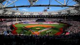 MLB London Series: Watch soccer pitch transform into baseball diamond in stunning time lapse video