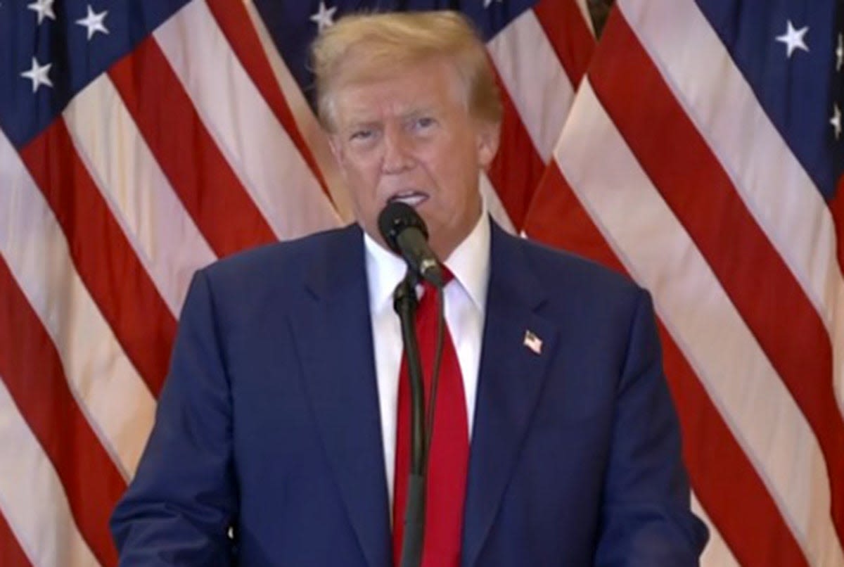 Trump speech today: Trump claims witnesses were ‘literally crucified’ as he blasts judge and guilty verdict