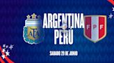 Argentina vs. Perú por la Copa América: horario, por dónde ver y posibles formaciones