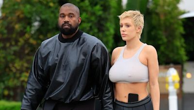 Kanye West's wife Bianca Censori wears a daring sheer catsuit to buy groceries with North West in Japan. Pics