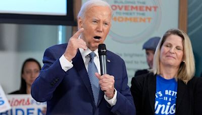 Biden's candidacy faces new peril, as first Senate Democrat says he should exit race