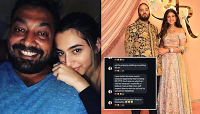 Anurag Kashyap’s daughter Aaliyah calls Anant Ambani-Radhika Merchant’s wedding ‘a circus’, reveals influencers invited to promote it: ‘I refused to attend’