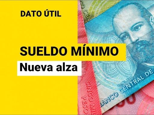 Sueldo mínimo subirá en menos de un mes: ¿A cuánto llegará?