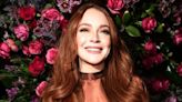 Lindsay Lohan Is Radiant in a Rust-Colored Jumpsuit as She Supports Her Model Siblings at NYFW