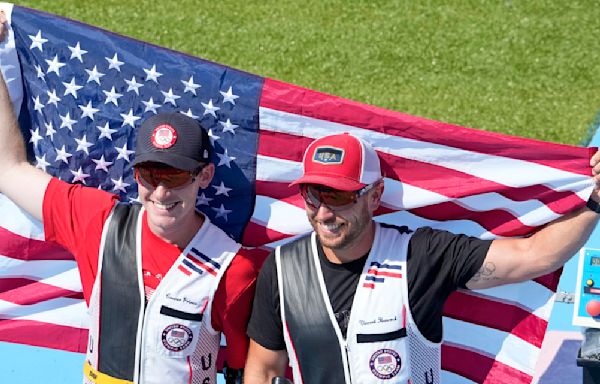 2 North Texans won gold and silver in men's skeet shooting. And they train together.