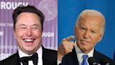 Elon Musk is gloating on X over fumbles at Biden's 'big boy' press conference