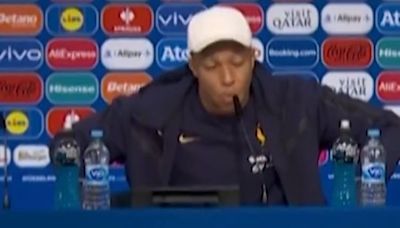 Watch Mbappe's reaction after being told England were seconds away from exit