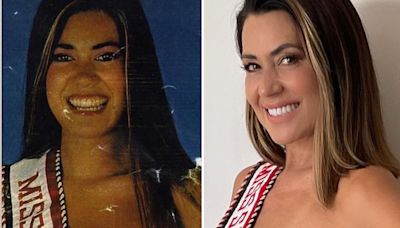 Aos 61 anos, Solange Frazão reproduz foto de maiô tirada aos 18 anos