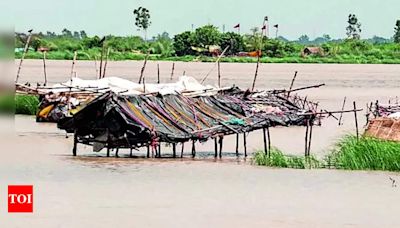 Ganga river crosses warning mark in Unnao | Kanpur News - Times of India