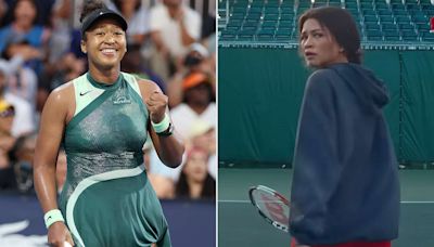 Naomi Osaka Imitates 'Challengers' — After Movie's Screenwriter Says It Was Inspired by Her 2018 US Open Win