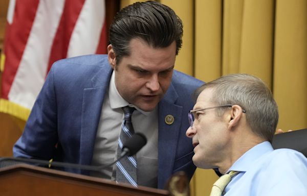 Jim Jordan, Matt Gaetz slammed by ex-federal prosecutor after hearing