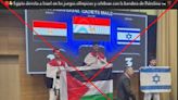 Foto de karatecas con la bandera palestina fue tomada en 2022 en Eslovenia, no en París-2024