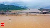 Godavari water level reaches 43 feet, first warning issued | Rajahmundry News - Times of India