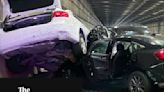 Crash videos: Tesla abruptly brakes in 'self driving' mode, causes Bay Bridge pileup