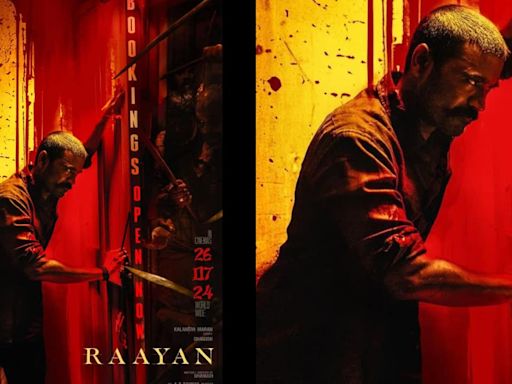 Raayan poster unveiled, Dhanush looks fierce in his second directorial film