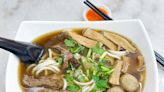 A satisfying bowl of beef noodles with tender beef brisket, beef balls and cow's stomach at Pandan Indah's Uncle Lee Beef Noodles