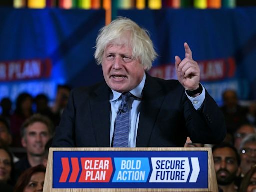 Boris Johnson ofrece apoyo a Sunak en un intento conservador de sumar votos frente a los laboristas, favoritos en los sondeos