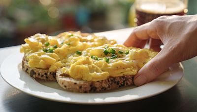 Gordon Ramsay's scrambled eggs and bacon jam on toast recipe