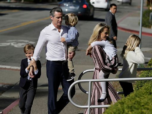 Gavin Newsom moves his kids to one of the wealthiest areas in the US