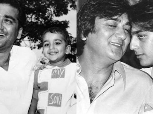 Sanjay Dutt Birthday 2024: Pictures of the actor with Sunil Dutt that show the strong bond shared by the father-son duo