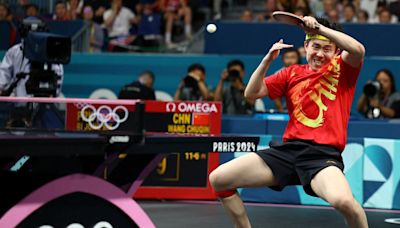 Paris 2024 Olympics: China mixed doubles gold medalist Wang Chuqin’s joy cut short by paparazzi paddle accident